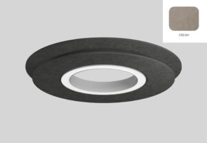 Veltinio korpusas, skirtas pakabinamam šviestuvui ARC 60, kreminės sp.