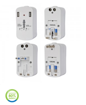 Universalus adapteris, 2usb