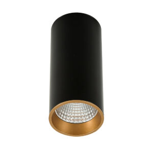 12W LED paviršinis šviestuvas MOLDES BIG, juodos/aukso sp., 4000K