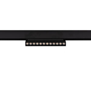 12W LED šviestuvas NORMAN į magnetinę sistemą MAGNETIC, juodas, 3000K