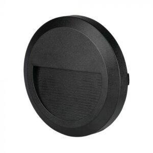 2W LED paviršinis šviestuvas, juodas, 4000K, IP65