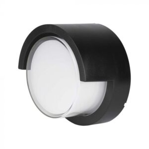 12W LED sieninis šviestuvas, juodas, 4000K, IP65