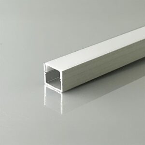 LED paviršinis profilis su dangteliu, sidabro sp., 2000x12x10mm