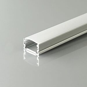 LED paviršinis profilis su dangteliu, sidabro sp., 2000x13.2x7mm