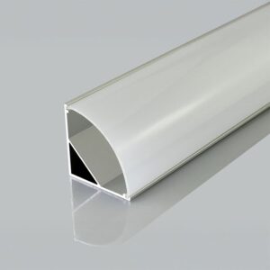 LED kampinis profilis su dangteliu, sidabro sp., 2000x30x30mm