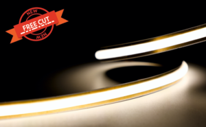 12W/m LED COB juosta, 288LED/m, 24V, 3000K, IP20, FC, 5m ritė