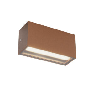 12W LED sieninis lauko šviestuvas LIMAS, rūdžių sp., 2700/3000K, IP65, 91221