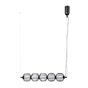 20W LED pakabinamas šviestuvas PEDRO, juodas, 3000K