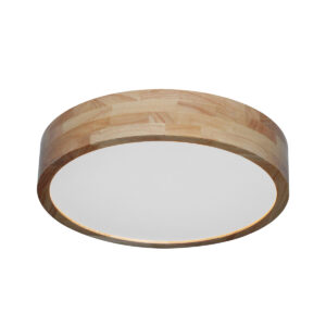 24W LED lubinis šviestuvas NORTON, baltos/medžio sp., 3000/4000/6500K, dimeriuojamas