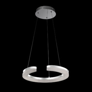 24W LED pakabinamas šviestuvas BLUNDER, chromo sp., 3000K