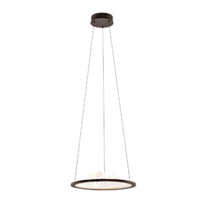 26W LED pakabinamas šviestuvas BARET, rudos/kavos sp., 3000K
