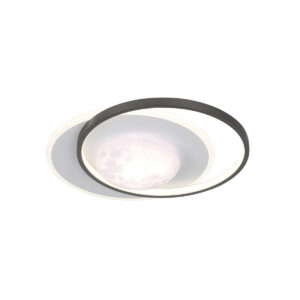 30W LED lubinis šviestuvas DESULO, juodos/baltos sp., 3000/4000/6000K
