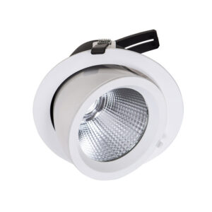 32W LED įleidžiamo montavimo šviestuvas BALUUM, baltas, 3000K