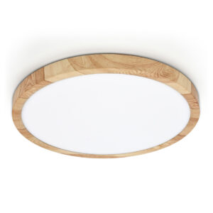 32W LED lubinis šviestuvas ALATA, medžio/baltos sp., 2800/4000/6000K, IP44