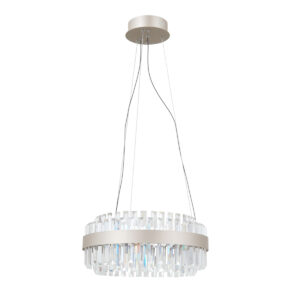 36W LED pakabinamas šviestuvas HORNA, šampano sp./skaidrus, 3000K
