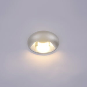 3W LED sieninis fasado šviestuvas BASILIO, sidabro sp., 3000K, IP65