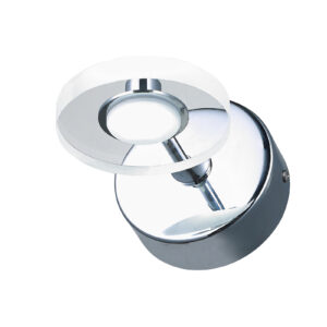 3W LED sieninis šviestuvas HARMONY, chromo sp., 3000K