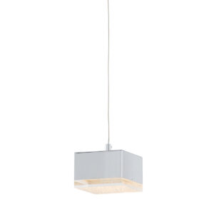 4,2W LED pakabinamas šviestuvas SETH, chromo sp./skaidrus, 3000K