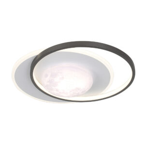 40W LED lubinis šviestuvas DESULO, juodos/baltos sp., 3000/4000/6000K