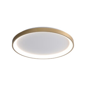 40W LED lubinis šviestuvas RADEN, aukso/baltos sp., 3000/4000/6000K