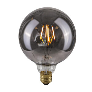 4W LED lemputė, G125, E27, dūmų sp., 2200K, dimeriuojama