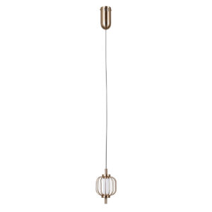 4W LED pakabinamas šviestuvas PEDRO, aukso sp., 3000K