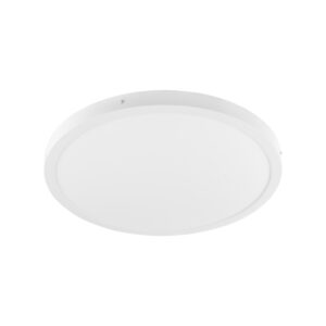 50W LED lubinis šviestuvas GLISSY ROUND, matinės baltos sp., 3000K