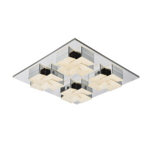 56W LED lubinis šviestuvas CLARISE, chromo sp., 3000K
