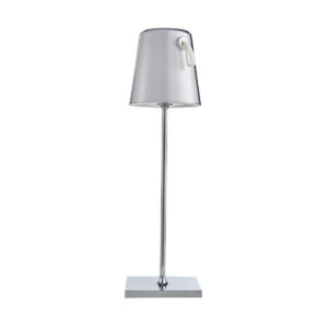 5W LED įkraunamas stalo šviestuvas OSTAP, chromo sp., 3000K/RGB, IP54, su USB jungtimi