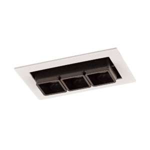 6W LED įleidžiamas šviestuvas HARPER, baltos/juodos sp., 3000K