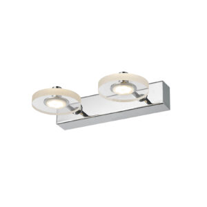 6W LED sieninis šviestuvas HARMONY, chromo sp., 3000K