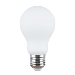 8W LED lemputė, A60, E27, balta, 3000K, dimeriuojama