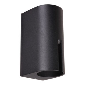 8W LED sieninis fasado šviestuvas ROVIGO, juodas, 3000K, IP54