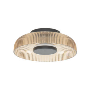 8W LED sieninis šviestuvas PASSO, juodos/geltonos sp., 3000K