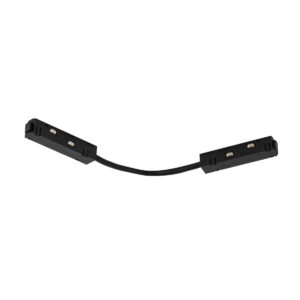 Lankstus magnetinio bėgelio sujungimas MAGNETIC, juodas