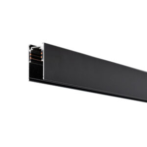 Paviršinis magnetinis bėgelis MAGNETIC, juodas, 1m