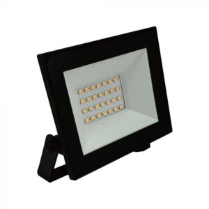 20W LED prožektorius, juodas, 4000K