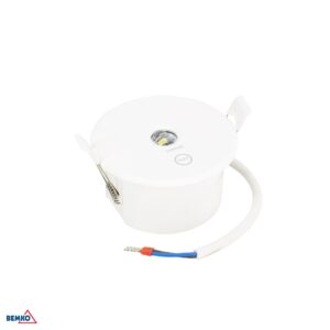 1W LED įleidžiamas avarinis šviestuvas koridoriams TOLER 2, baltas, 6500K, 3h veikimas autonominiu režimu