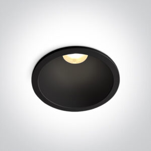 12W LED įleidžiamas šviestuvas, juodas, 3000/4000/5000K, 10112D/B/V