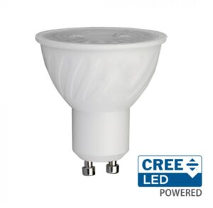 6W LED lemputė, GU10, 6500K, 38°, CREE LED chip, dimeriuojama