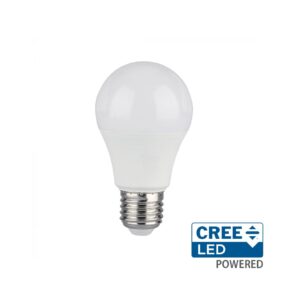 8,5W LED lemputė, E27, A60, 6500K, 200°, CREE LED chip