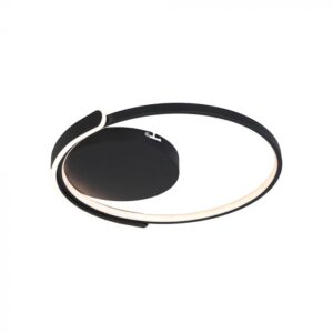 70W LED lubinis šviestuvas, juodas, 3000-6500K, dimeriuojamas