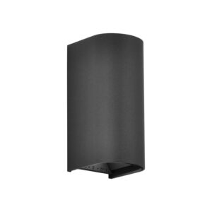 10W LED sieninis fasado šviestuvas, juodas, 2700/3200/4000K, IP65, šviečia į viršų ir į apačią