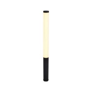 24W LED pastatomas lauko šviestuvas, juodas, 3000K, IP44, 80cm