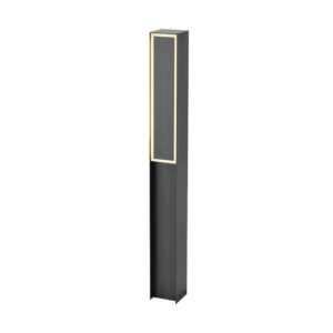 24W LED pastatomas lauko šviestuvas, juodas, 3000K, IP54, 80cm
