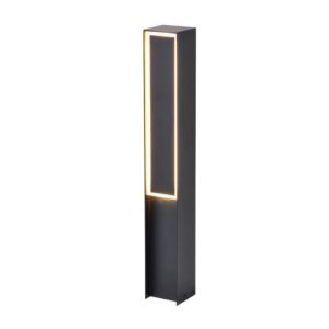 8W LED pastatomas lauko šviestuvas, juodas, 3000K, IP54, 50cm