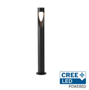 6W LED pastatomas lauko šviestuvas, juodas, 3000K, IP65, CREE LED chip