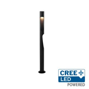 11W LED pastatomas lauko šviestuvas, juodas, 3000K, IP65, CREE LED chip