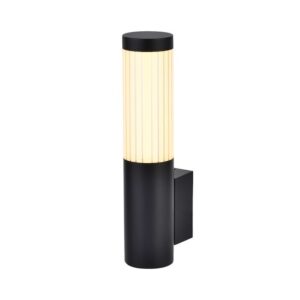 6W LED sieninis šviestuvas, juodas, 3000K, IP44