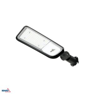 100W LED gatvės šviestuvas JAZMIN, juodas, 4000K, IP65, 140°x70°